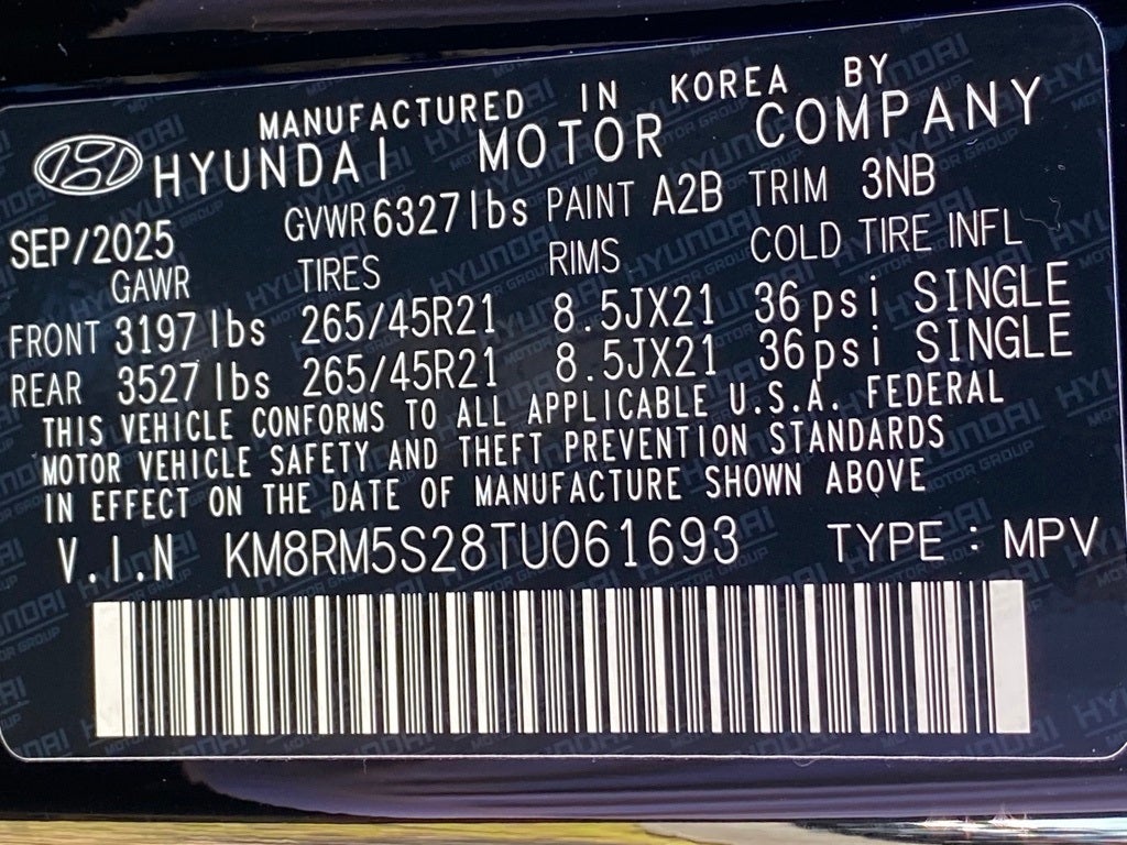 2026 Hyundai PALISADE Calligraphy FWD