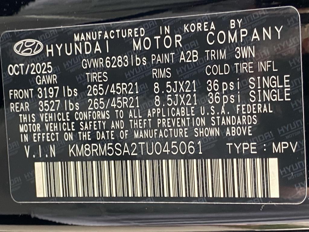 2026 Hyundai PALISADE HYBRID Calligraphy