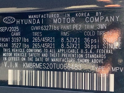 2026 Hyundai PALISADE Calligraphy AWD