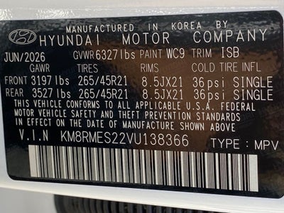 2027 Hyundai PALISADE SEL 7 Passenger
