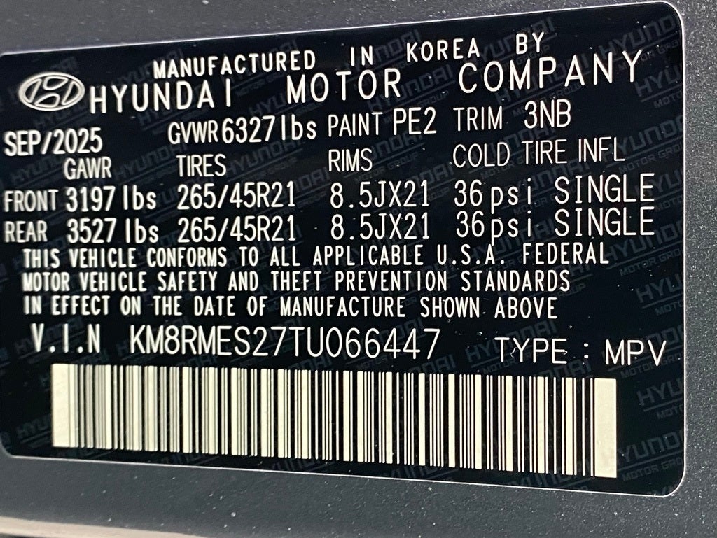 2026 Hyundai PALISADE Calligraphy AWD