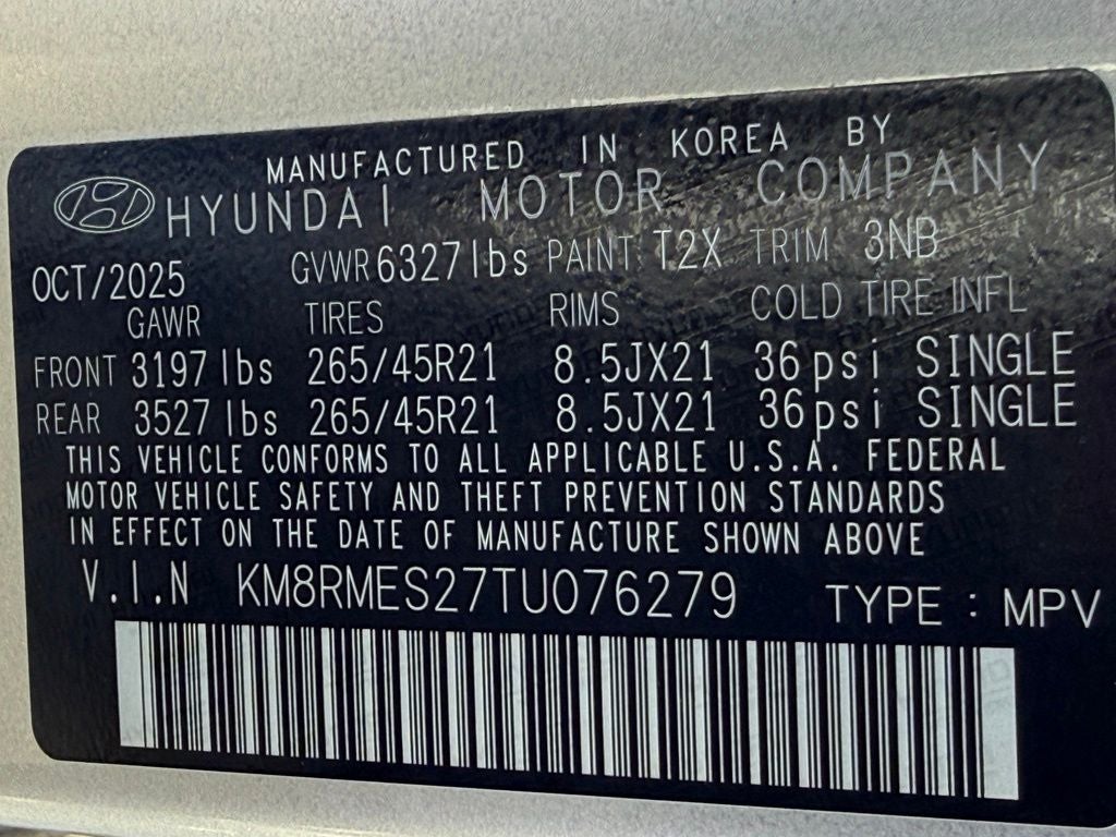 2026 Hyundai PALISADE Calligraphy AWD LIKE NEW