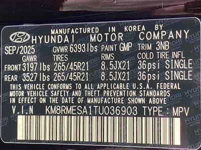 2026 Hyundai PALISADE HYBRID Calligraphy