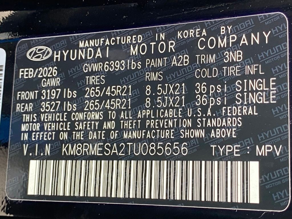 2026 Hyundai PALISADE HYBRID Calligraphy