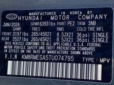 2026 Hyundai PALISADE HYBRID Calligraphy