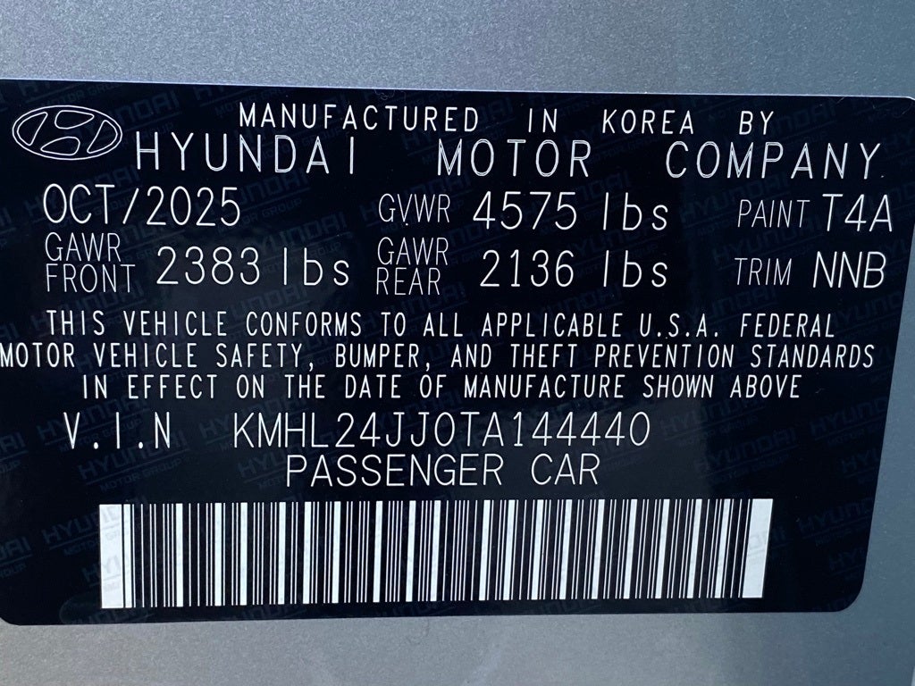 2026 Hyundai SONATA HYBRID Blue