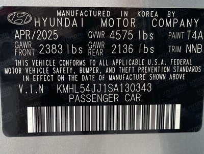 2025 Hyundai SONATA HYBRID Limited