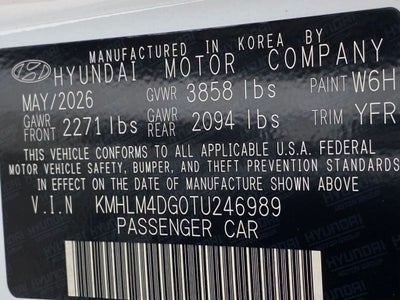 2026 Hyundai ELANTRA SEL Sport