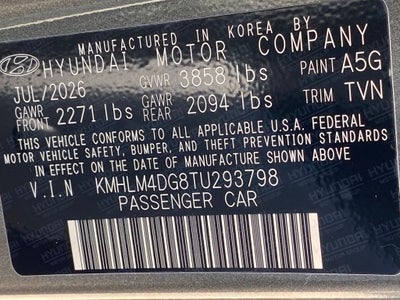 2026 Hyundai ELANTRA SEL Sport