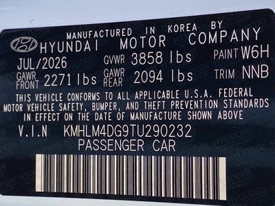 2026 Hyundai ELANTRA SEL Sport Plus