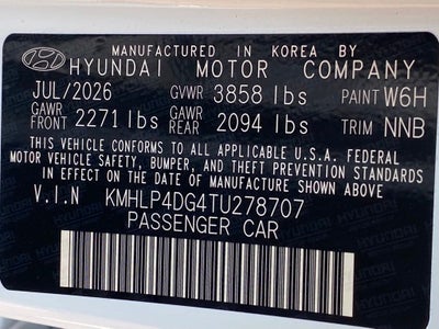 2026 Hyundai ELANTRA Limited