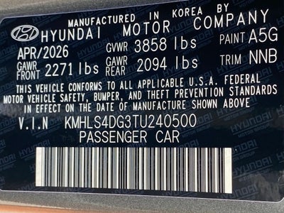 2026 Hyundai ELANTRA SEL Sport