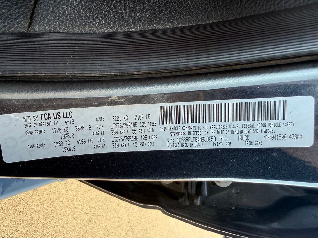 2019 RAM 1500 Rebel