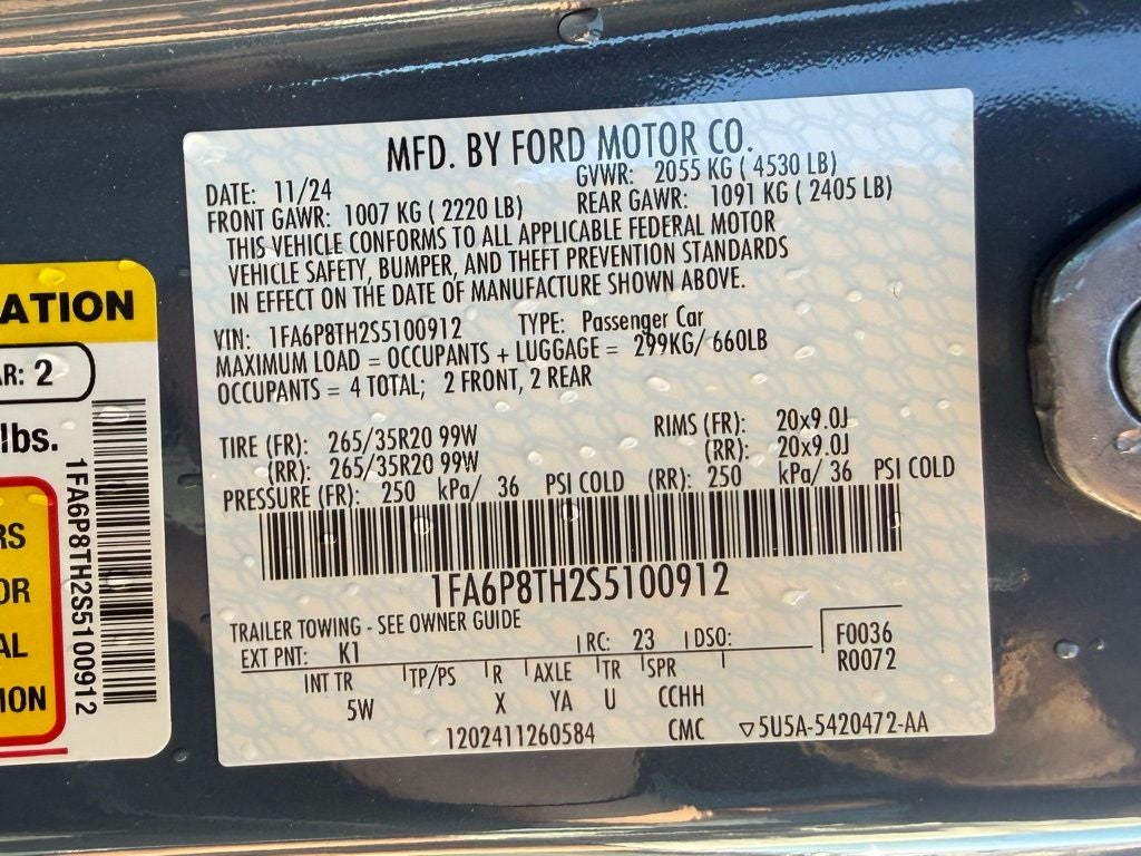 2025 Ford Mustang EcoBoost Premium