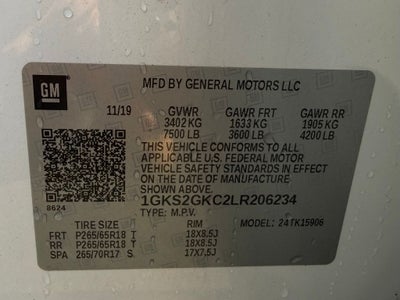 2020 GMC Yukon XL SLT