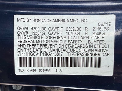 2019 Honda Accord LX