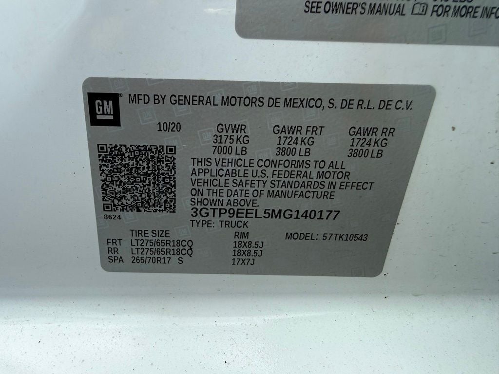 2021 GMC Sierra 1500 AT4 BLACK WIDOW