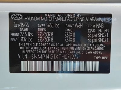 2026 Hyundai SANTA FE HYBRID SE