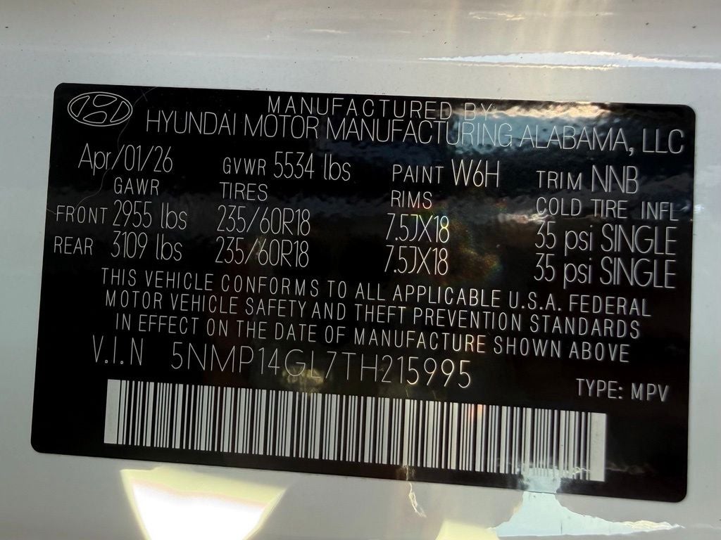 2026 Hyundai SANTA FE SE