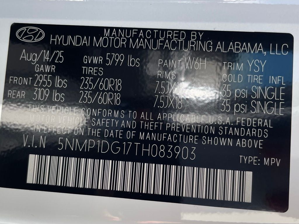 2026 Hyundai SANTA FE HYBRID SE