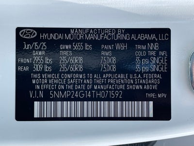 2026 Hyundai SANTA FE HYBRID SEL