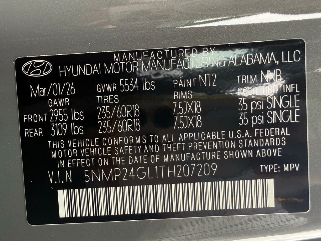 2026 Hyundai SANTA FE SEL FWD