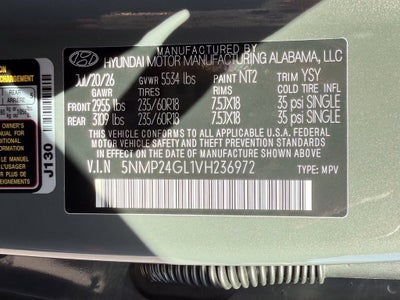 2027 Hyundai SANTA FE SEL FWD