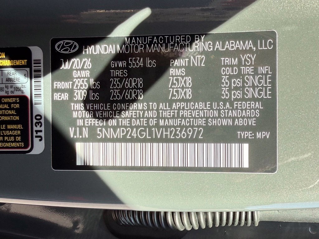 2027 Hyundai SANTA FE SEL FWD
