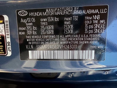 2027 Hyundai SANTA FE SEL FWD