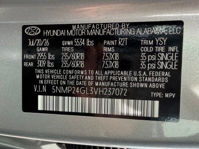 2027 Hyundai SANTA FE SEL FWD