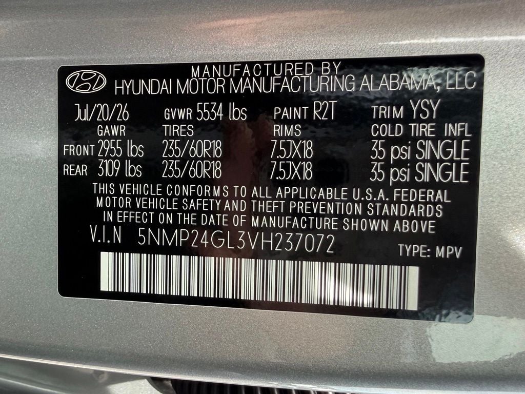 2027 Hyundai SANTA FE SEL FWD