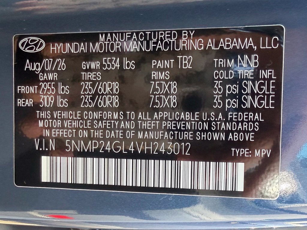 2027 Hyundai SANTA FE SEL FWD