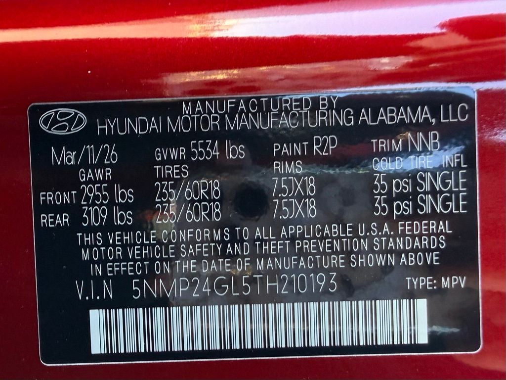 2026 Hyundai SANTA FE SEL FWD