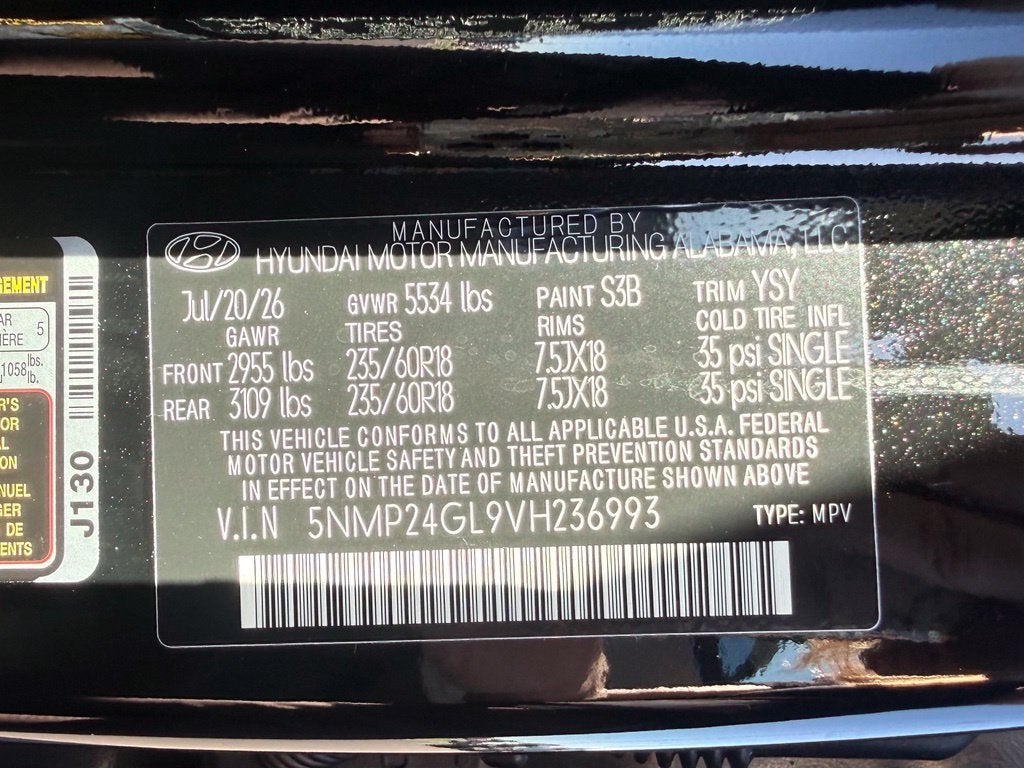 2027 Hyundai SANTA FE SEL FWD