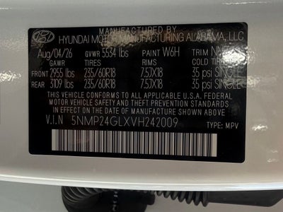 2027 Hyundai SANTA FE SEL FWD