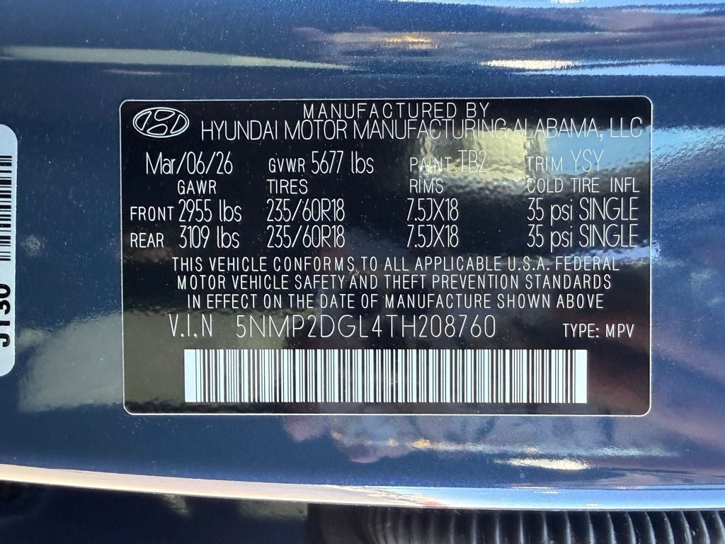 2026 Hyundai SANTA FE SEL AWD