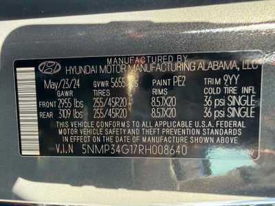 2024 Hyundai SANTA FE HYBRID Limited