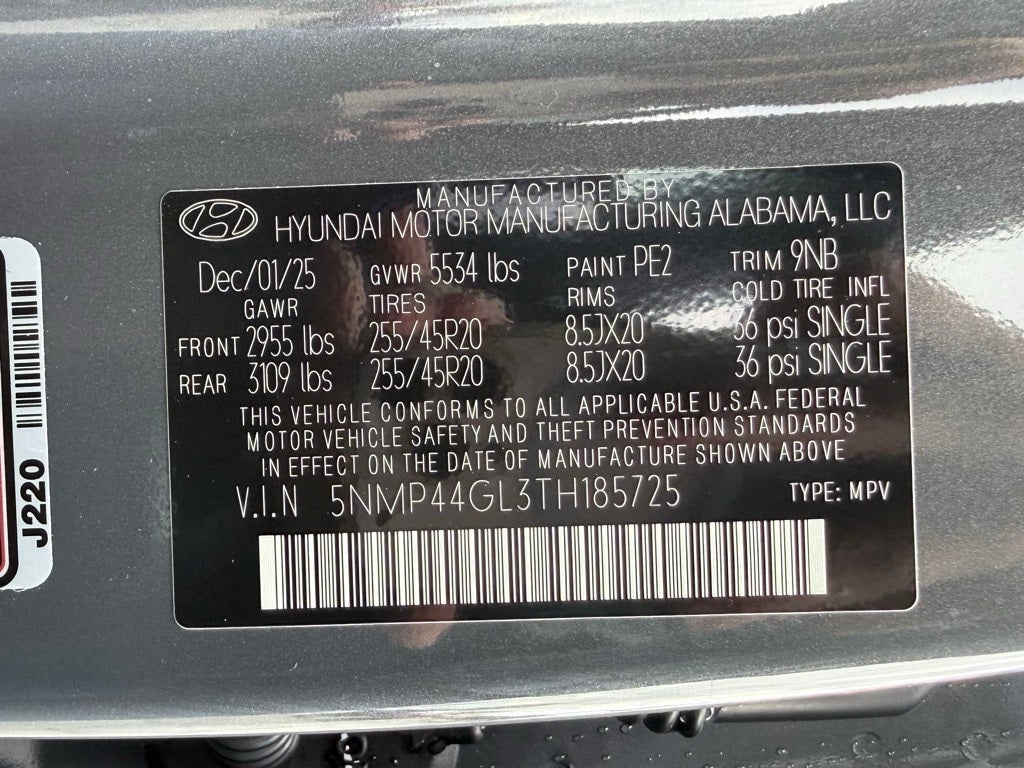 2026 Hyundai SANTA FE Limited FWD