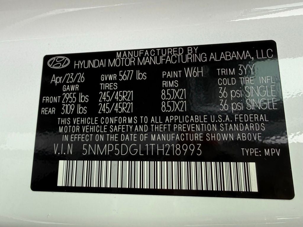 2026 Hyundai SANTA FE Calligraphy AWD