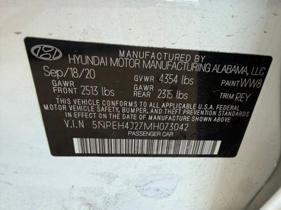 2021 Hyundai SONATA Limited