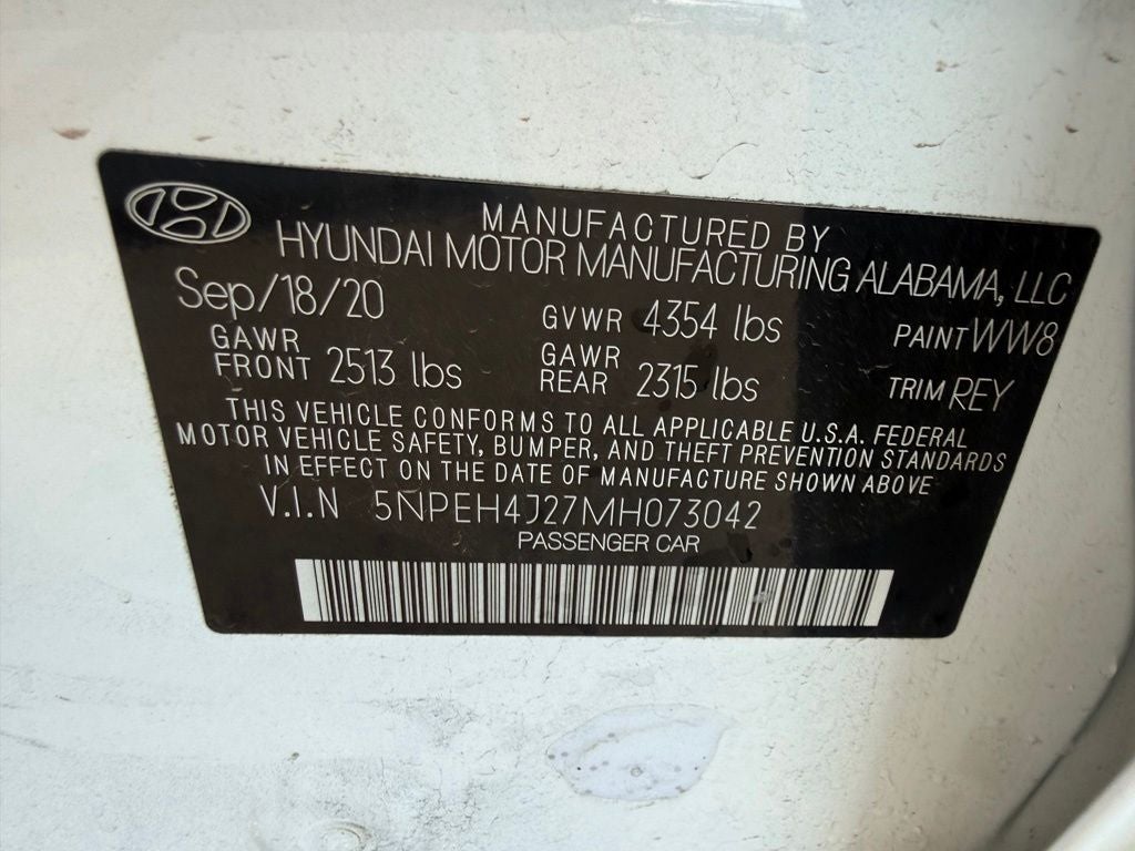 2021 Hyundai SONATA Limited