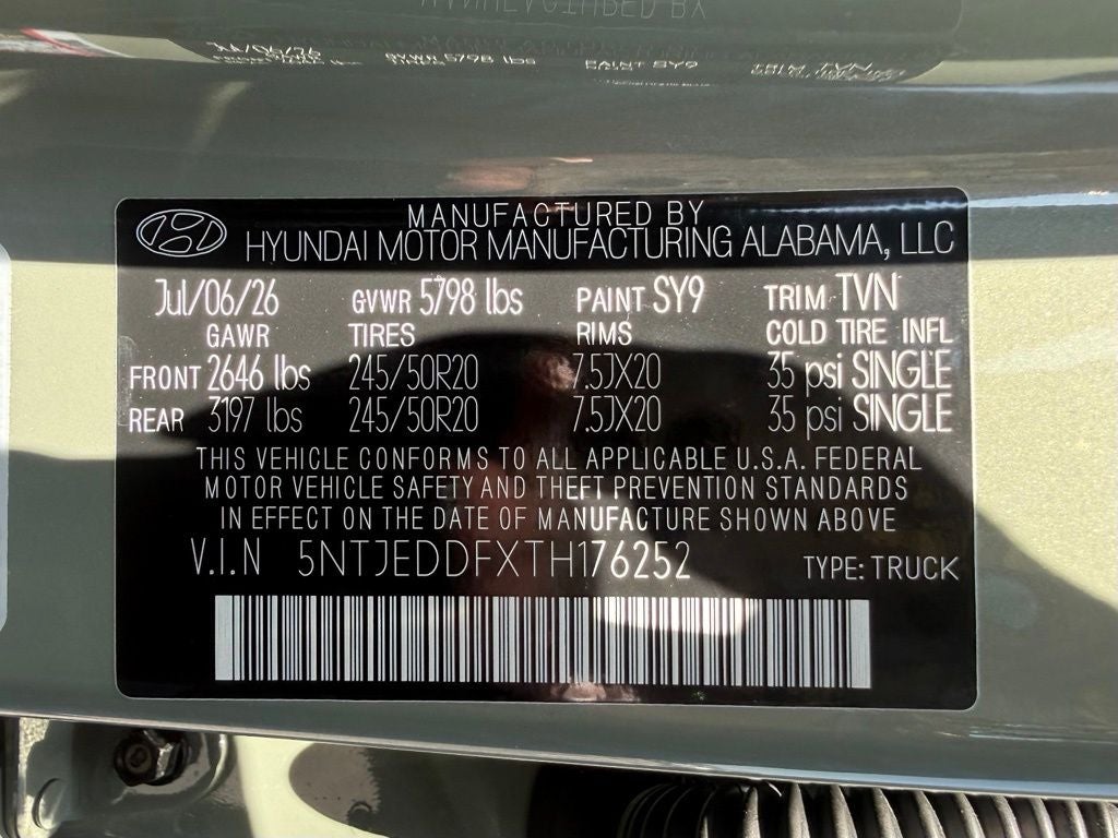 2026 Hyundai SANTA CRUZ Limited