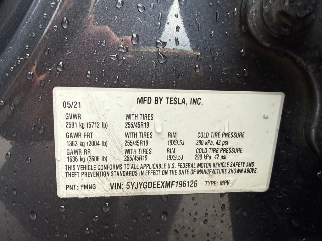 2021 Tesla Model Y Long Range