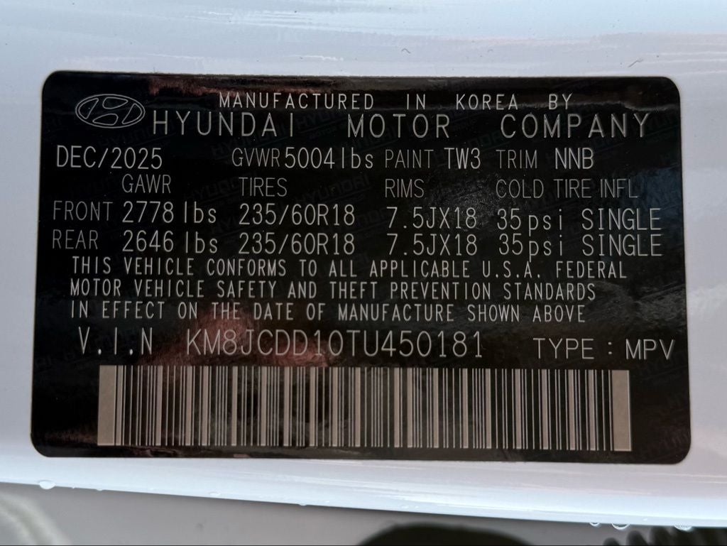 2026 Hyundai TUCSON HYBRID SEL Convenience