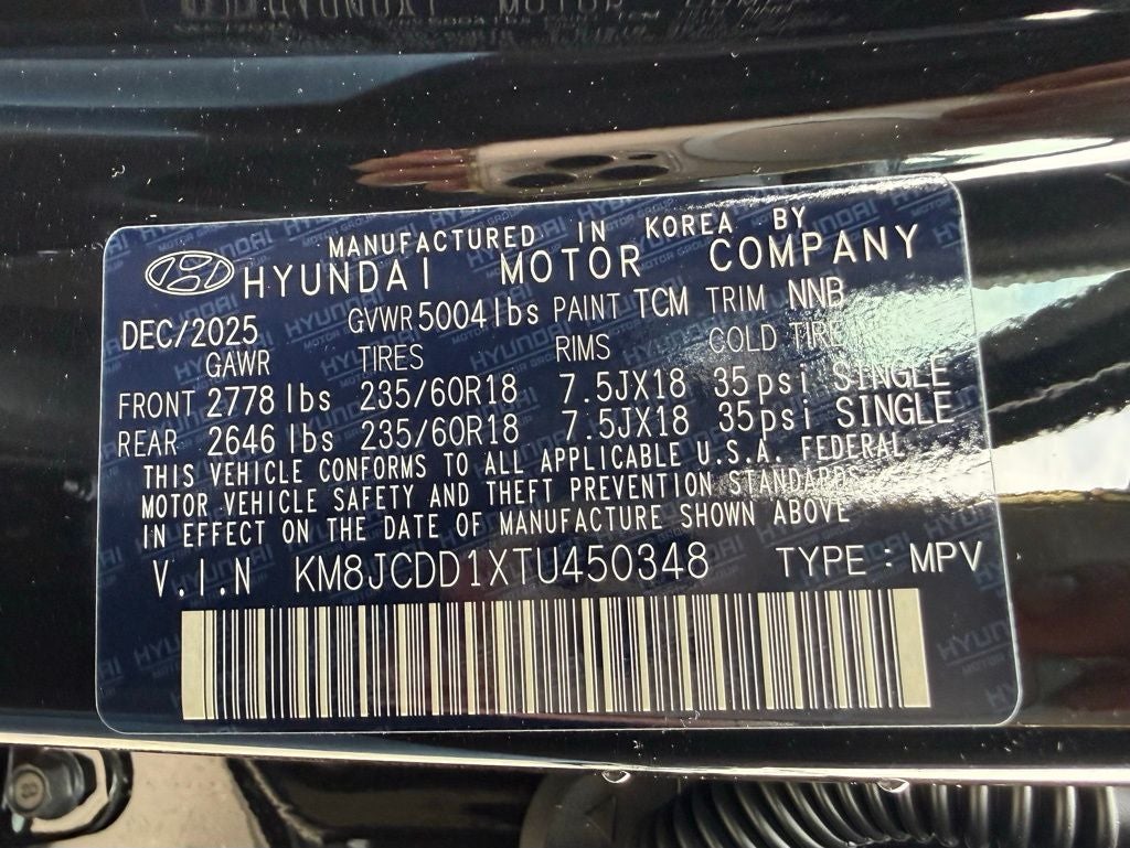 2026 Hyundai TUCSON HYBRID SEL Convenience