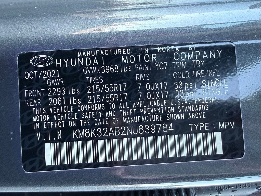 2022 Hyundai KONA SEL