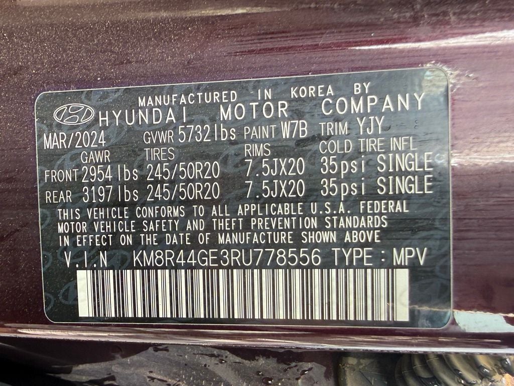 2024 Hyundai PALISADE SEL Cpo Eligible