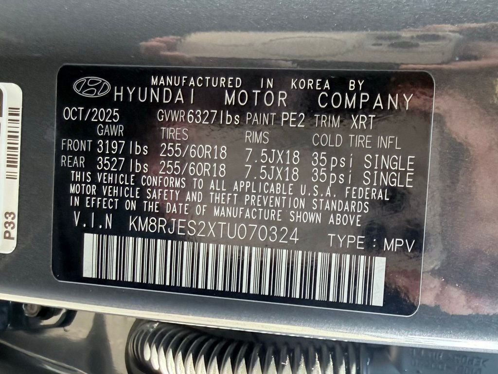 2026 Hyundai PALISADE XRT Pro