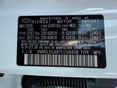 2026 Hyundai PALISADE HYBRID Blue SEL 7P