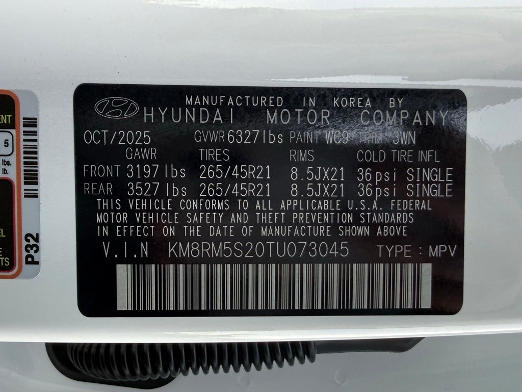 2026 Hyundai PALISADE Calligraphy FWD